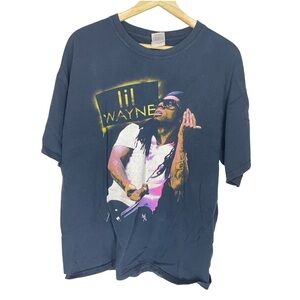 LIL' WAYNE BLACK SHORT SLEEVE T SHIRT XL #119